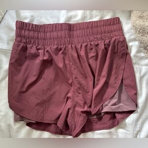 Women's Athletic Shorts in Dusty Rose